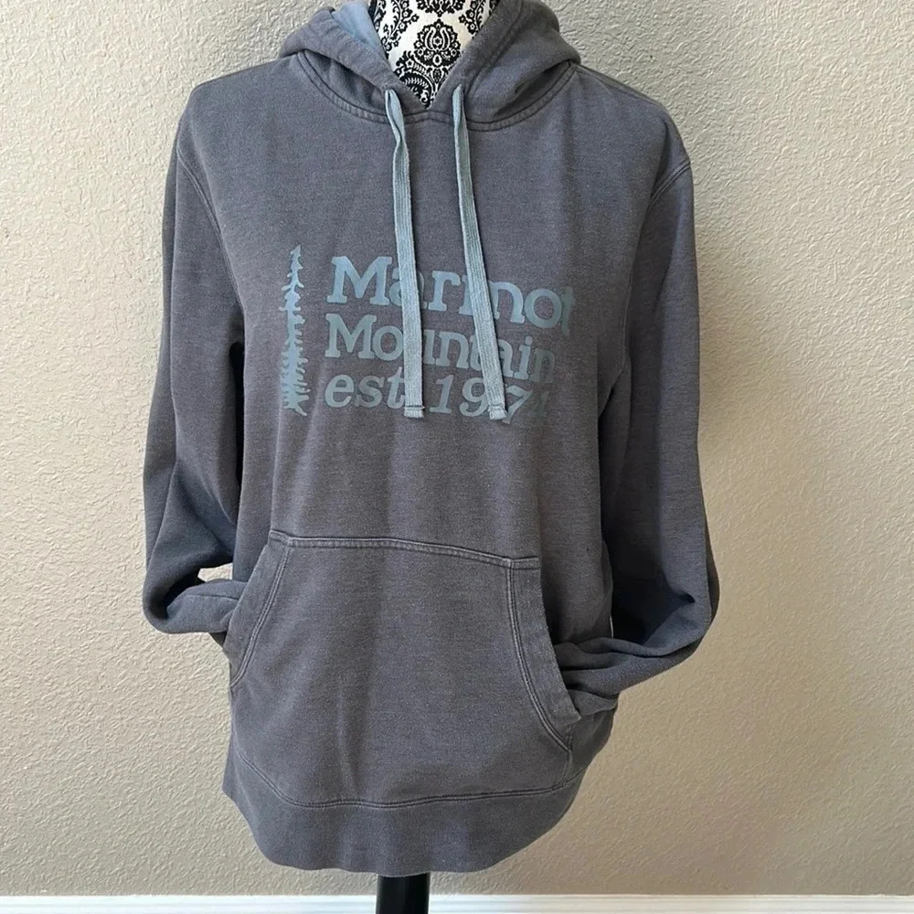 Marmot hoodie hooded pullover sweatshirt M